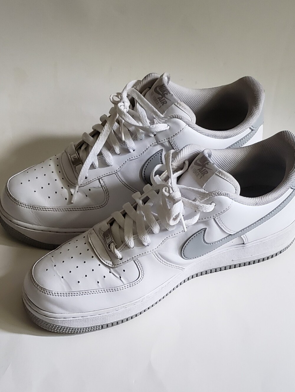 Nike Air Force 1 ’07 Low White Light Smoke Grey FJ4146-100 - Men's Size 13
